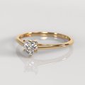 Anillo de Compromiso Alma - Oro Rosado 18K