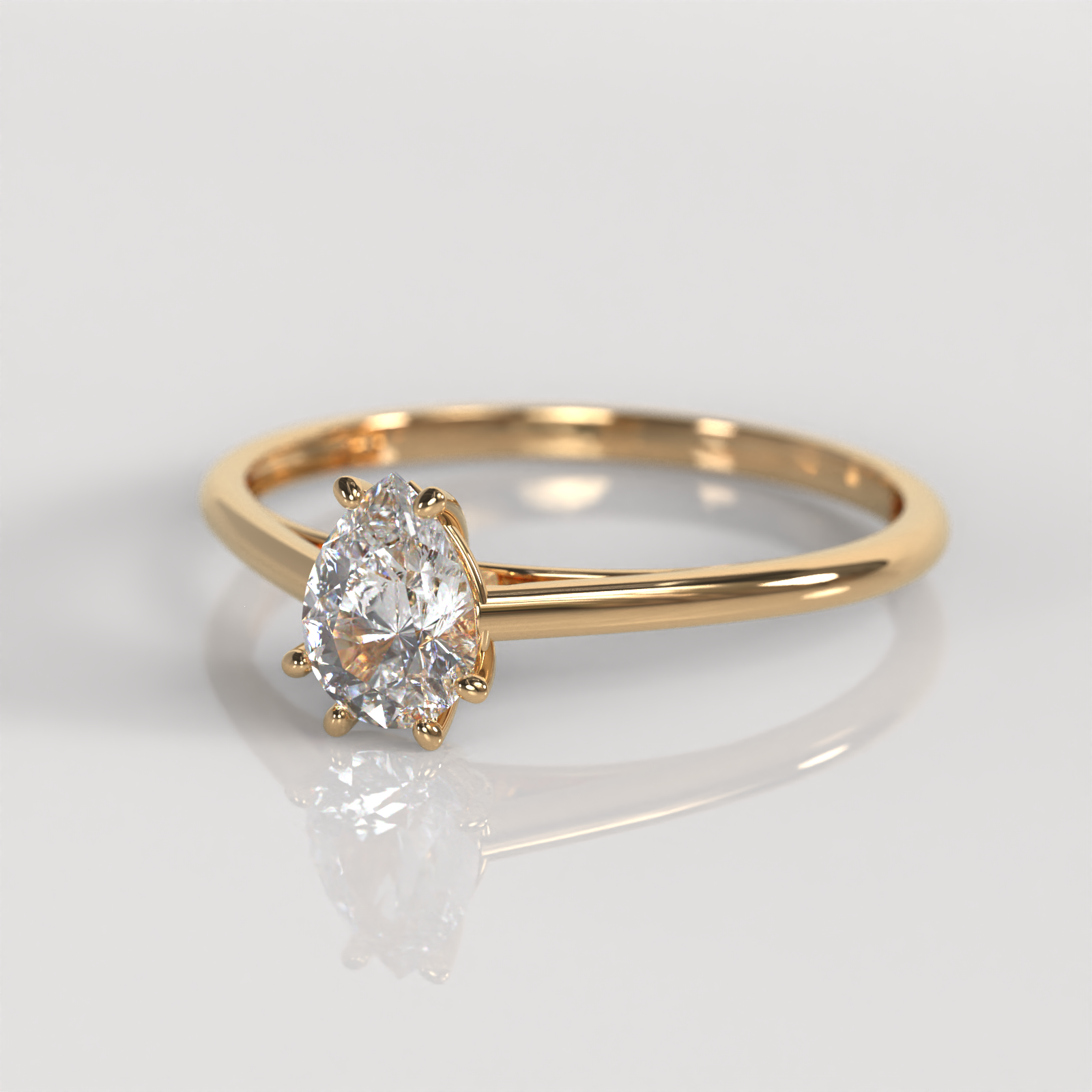 Anillo de Compromiso Elizabeth - Oro Rosado 18K