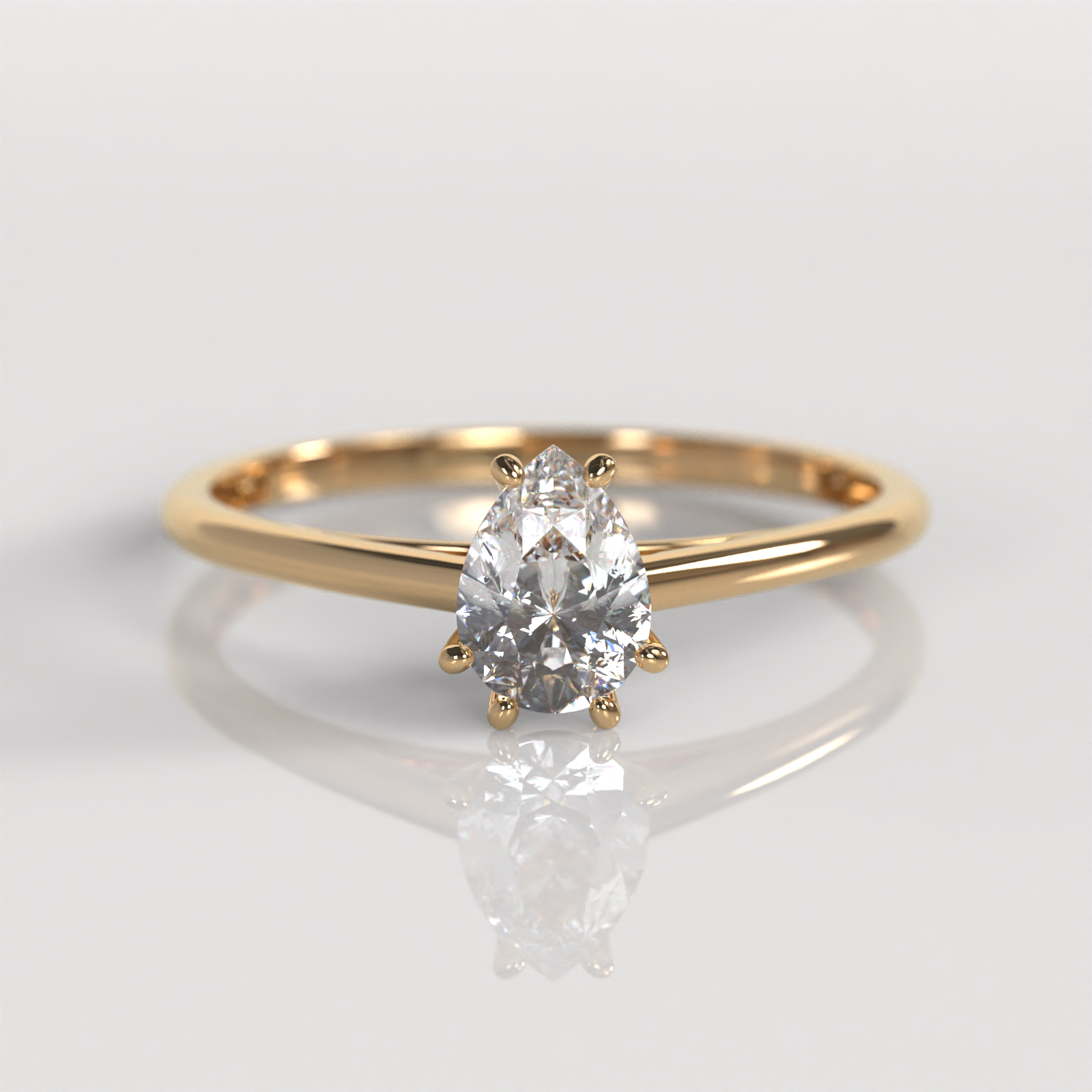 Anillo de Compromiso Elizabeth - Oro Rosado 18K