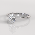 Anillo de Compromiso Susan - Oro Blanco 18K