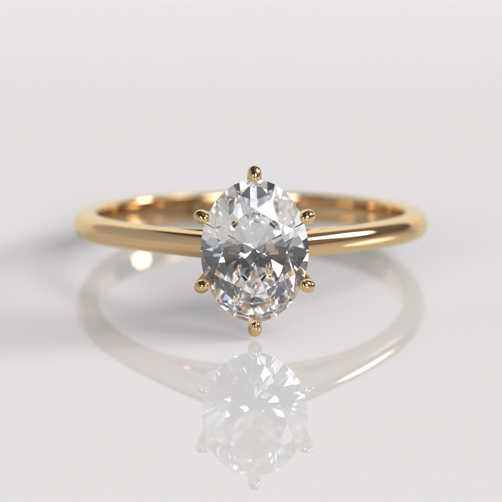Anillo de Compromiso Susan - Oro Rosado 18K