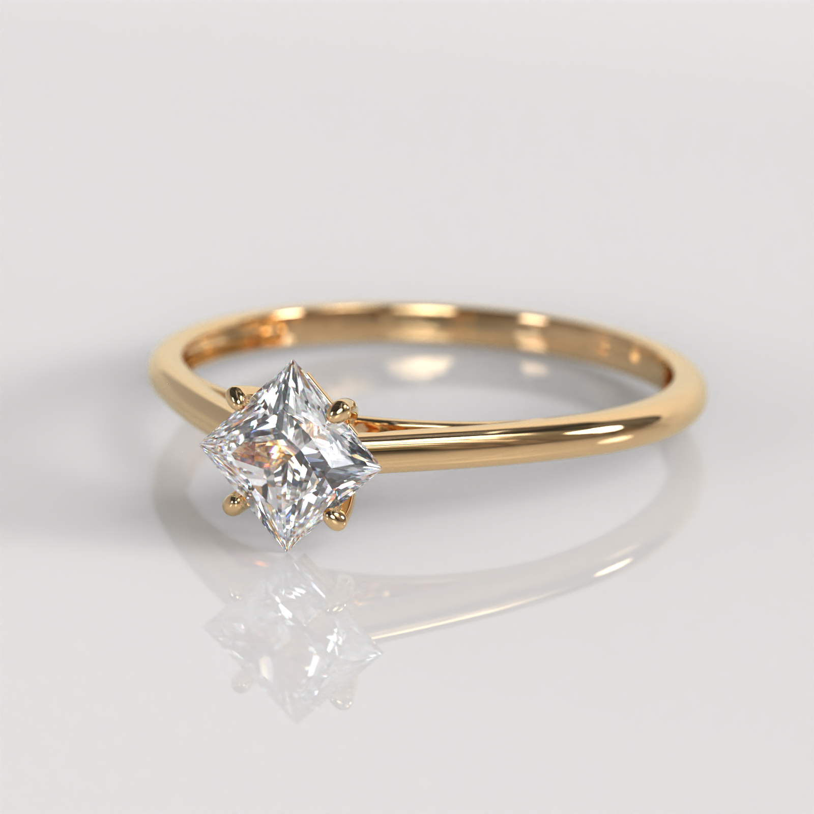 Anillo de Compromiso Hazell - Oro Rosado 18K