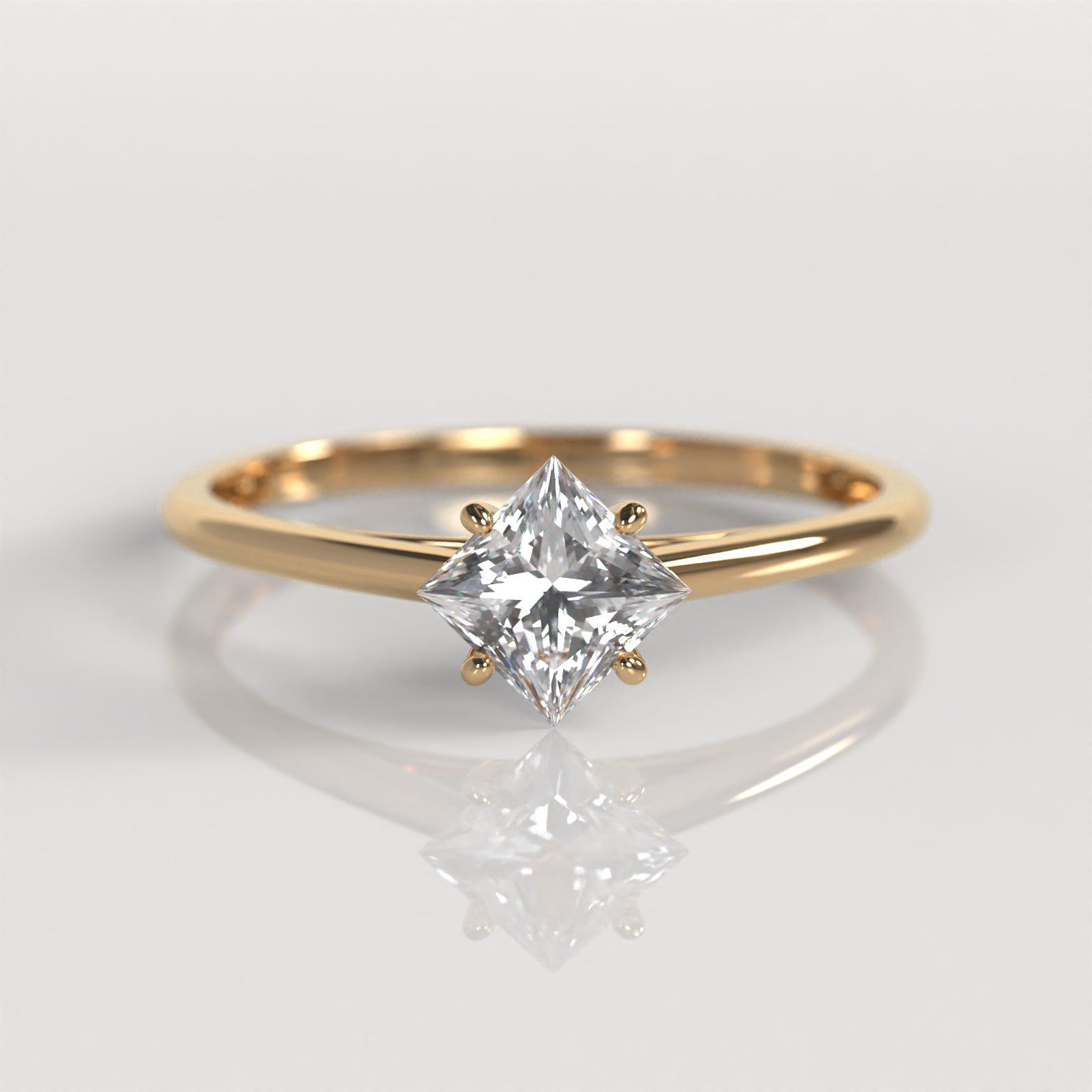 Anillo de Compromiso Hazell - Oro Rosado 18K