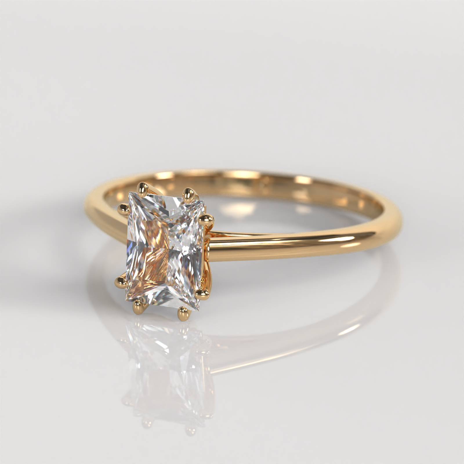 Anillo de Compromiso Victoria - Oro Rosado 18K