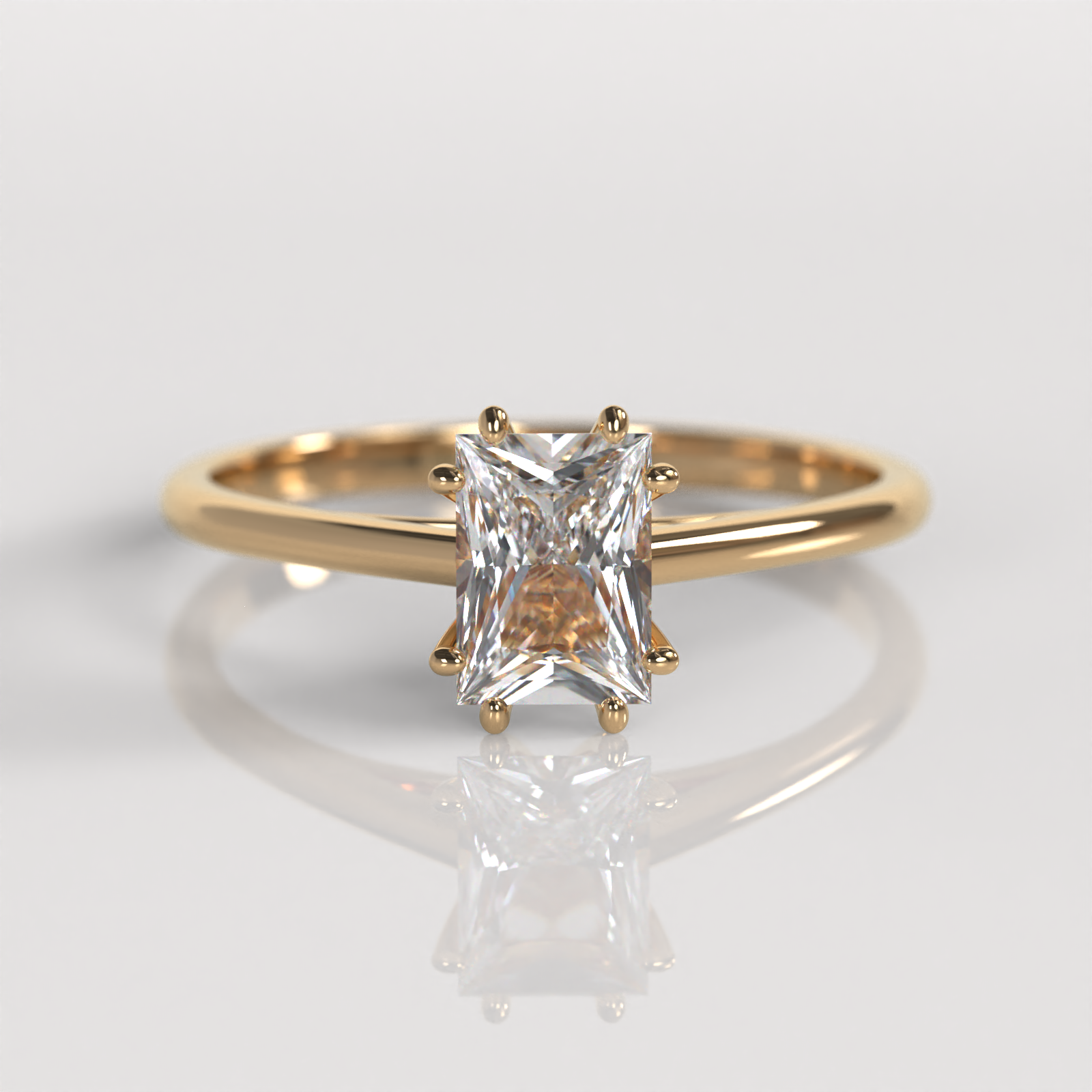 Anillo de Compromiso Victoria - Oro Rosado 18K