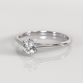 Anillo de Compromiso Agatha - Oro Blanco 18K