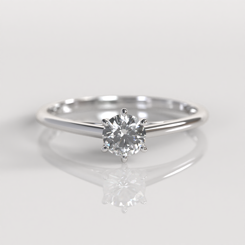 Anillo de Compromiso Agatha - Plata