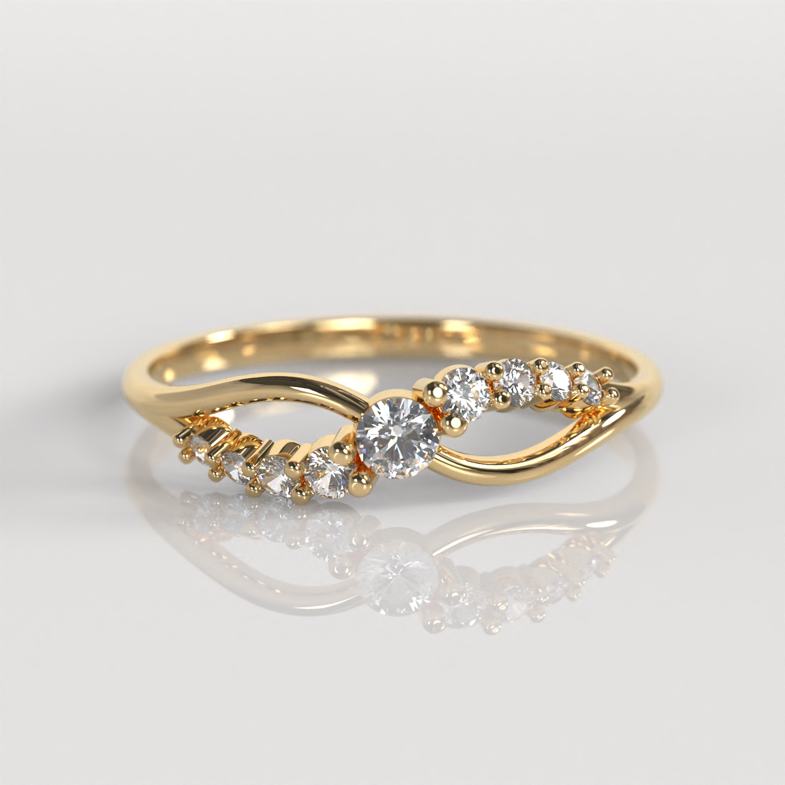 Anillo Ivette - Oro Amarillo 18K