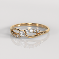 Anillo Ivette - Oro Rosado 18K