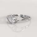 Anillo de Compromiso Adelle - Oro Blanco 18K