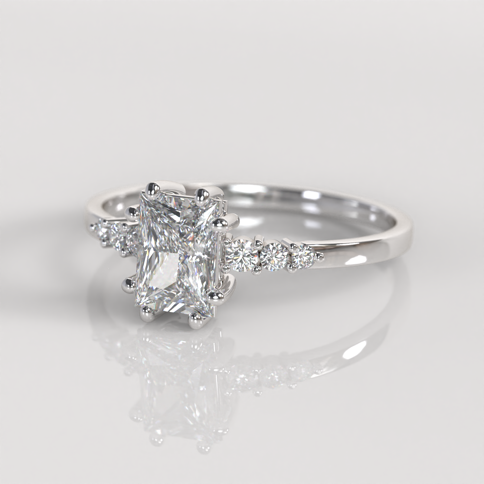 Anillo de Compromiso Sylvana - Plata