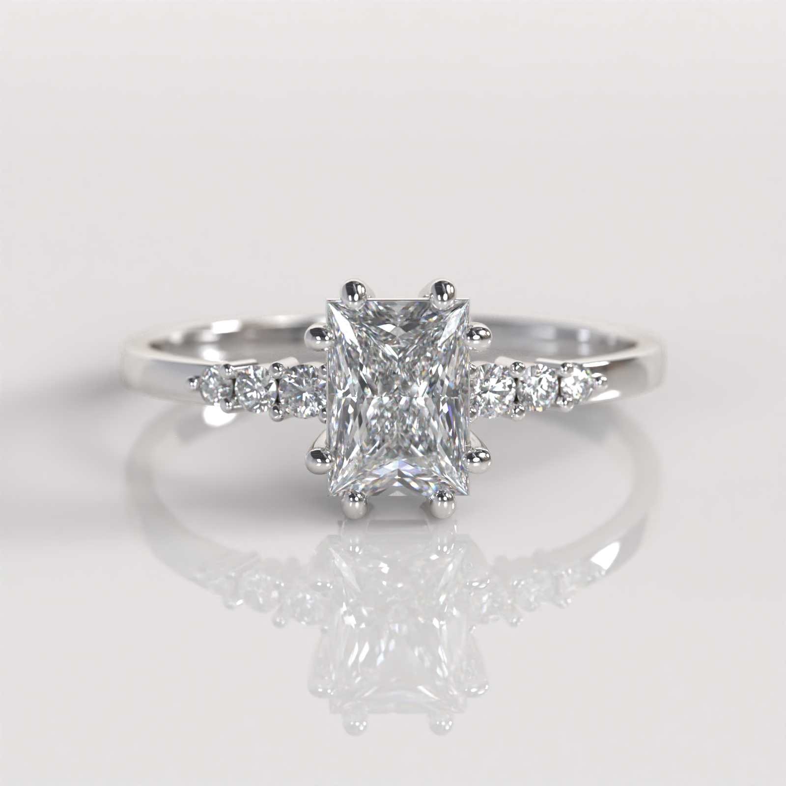 Anillo de Compromiso Sylvana - Plata