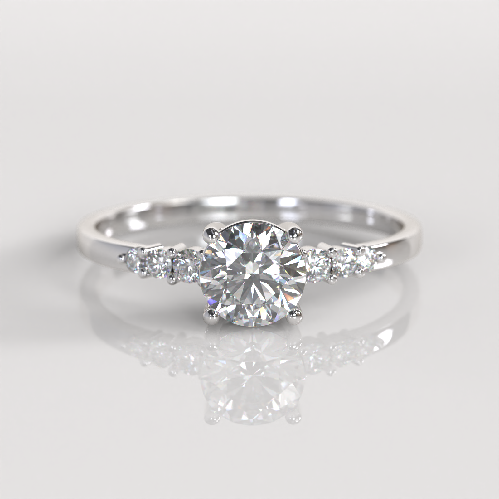Anillo de Compromiso Willow - Plata