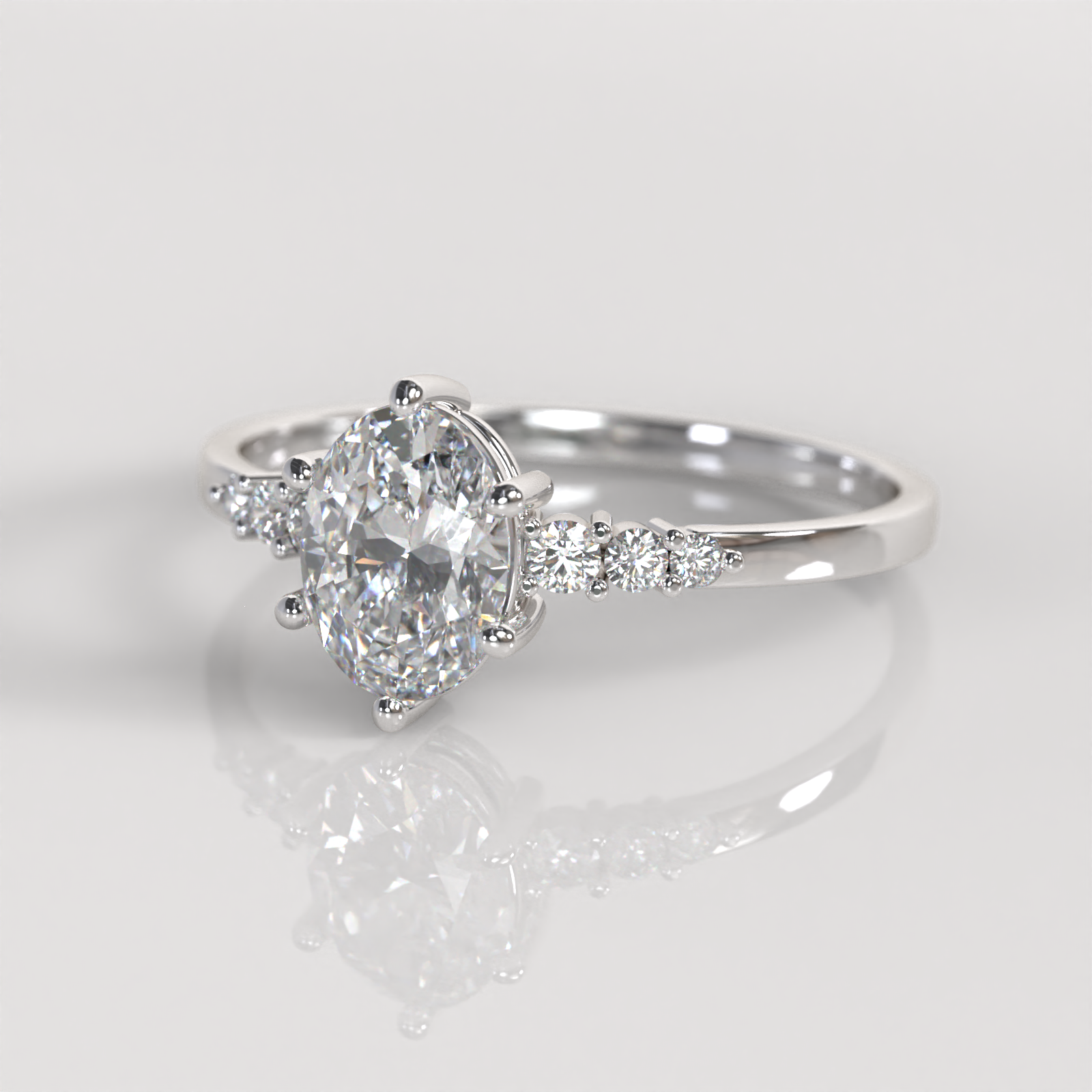 Anillo de Compromiso Frezia - Plata