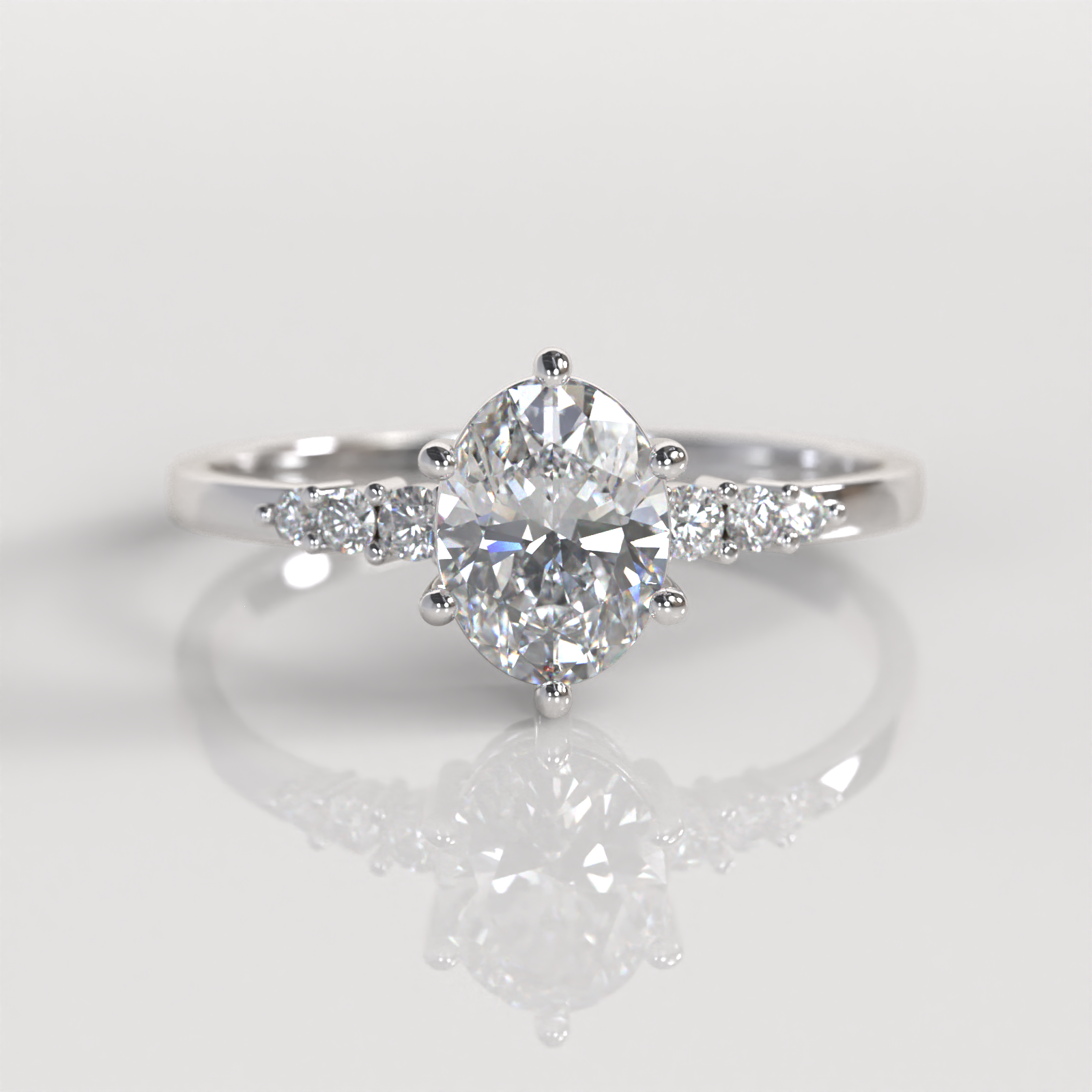 Anillo de Compromiso Frezia - Plata