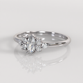 Anillo de Compromiso Miranda - Oro Blanco 18K