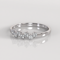 Anillo Sienna - Oro Blanco 18K