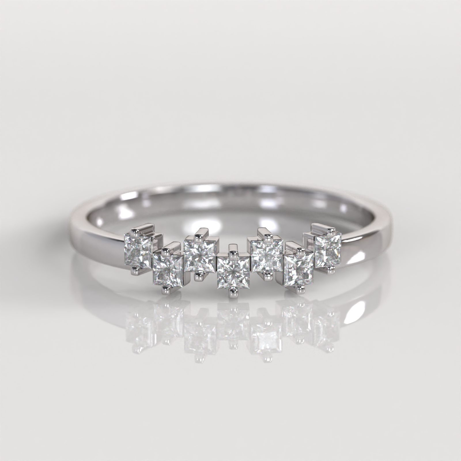 Anillo Sienna - Oro Blanco 18K