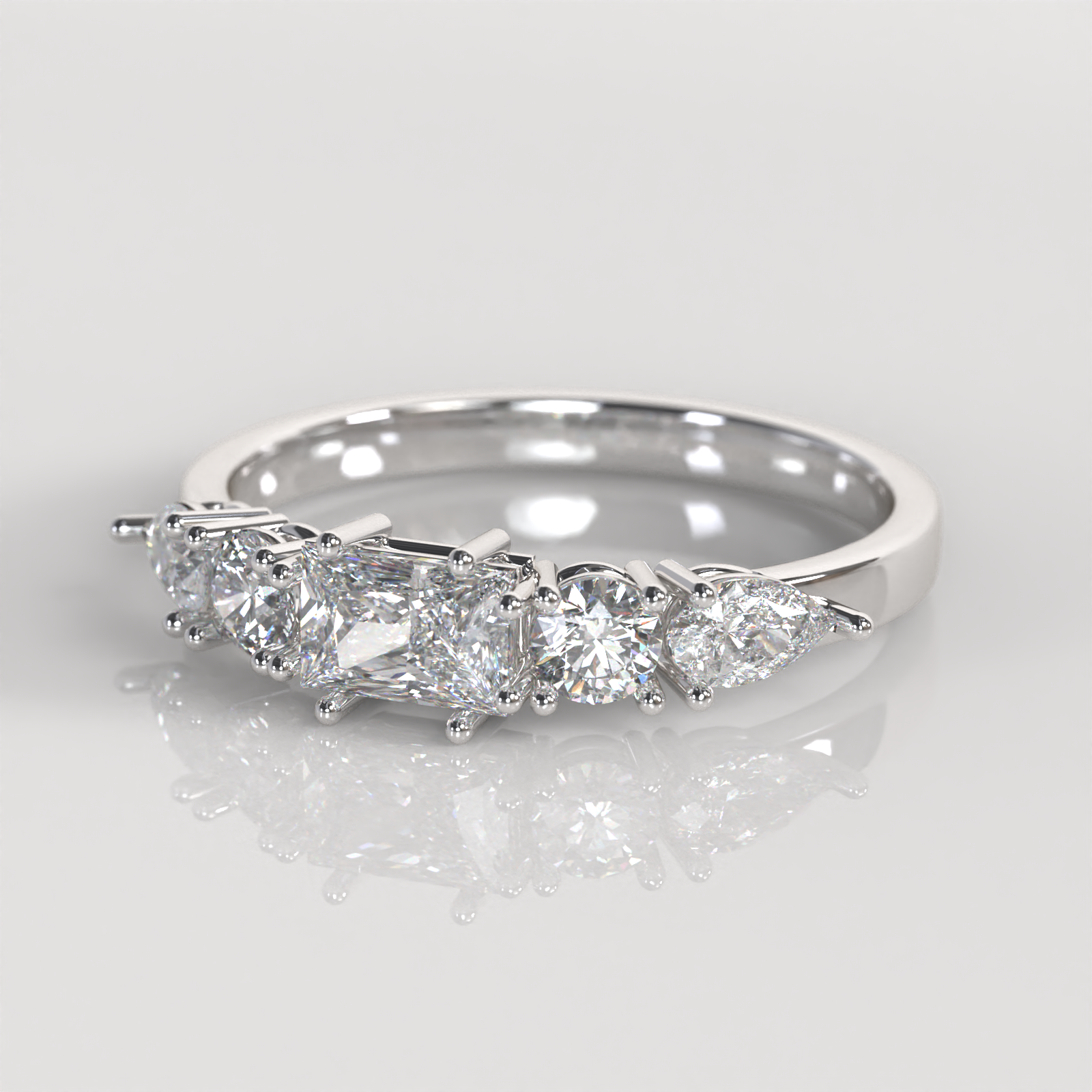 Anillo de Compromiso Raiza - Plata