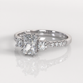Anillo de Compromiso Lisset - Oro Blanco 18K