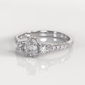 Anillo de Compromiso Rachel - Oro Blanco 18K