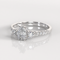 Anillo de Compromiso Rachel - Plata