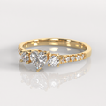Anillo de Compromiso Daphne - Oro Amarillo 18K