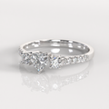 Anillo de Compromiso Daphne - Plata