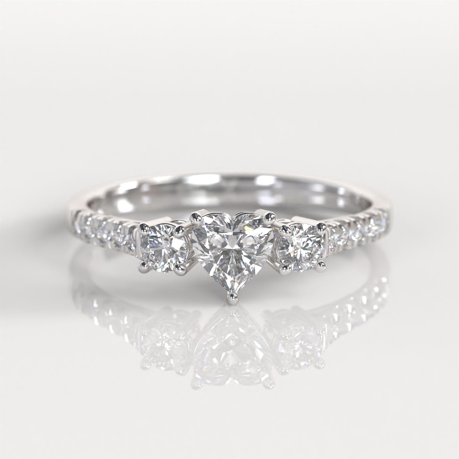 Anillo de Compromiso Daphne - Plata