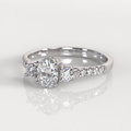 Anillo de Compromiso Oprah - Oro Blanco 18K