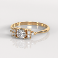 Anillo de Compromiso Dominique - Oro Rosado 18K