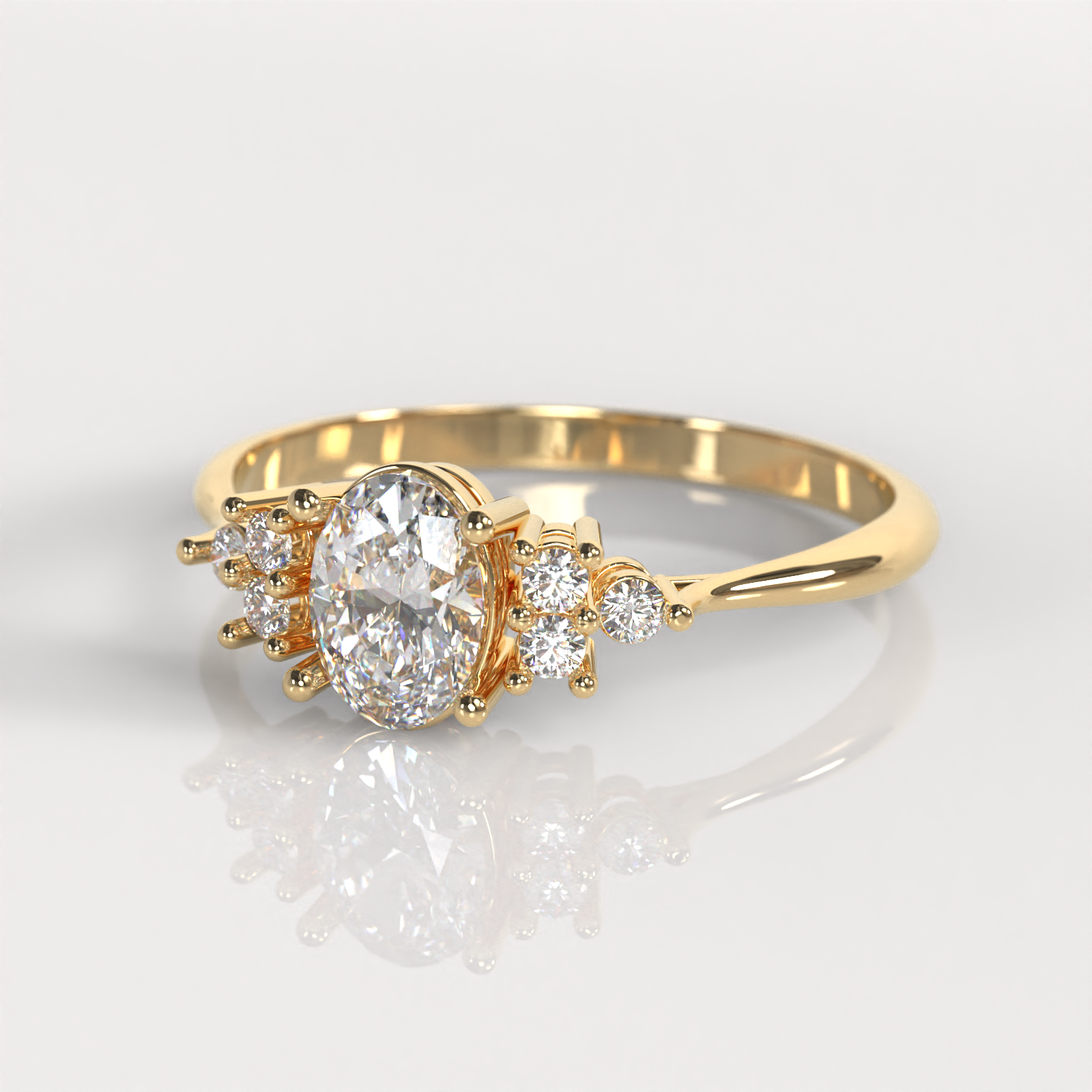 Anillo de Compromiso Medusa - Oro Amarillo 18K