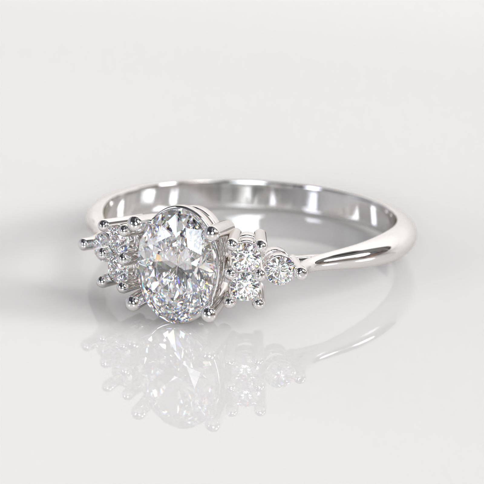 Anillo de Compromiso Medusa - Plata