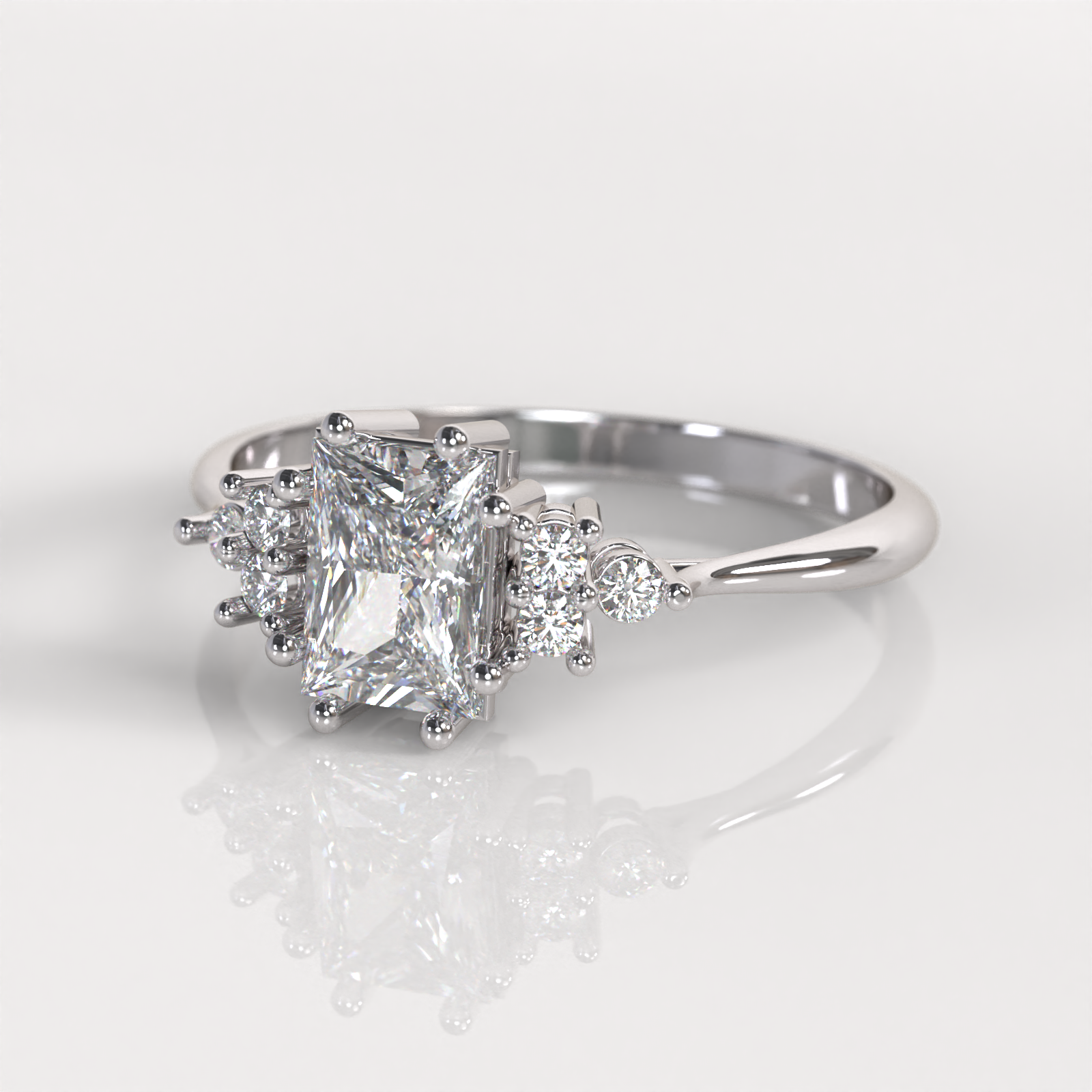 Anillo de Compromiso Fetté - Oro Blanco 18K