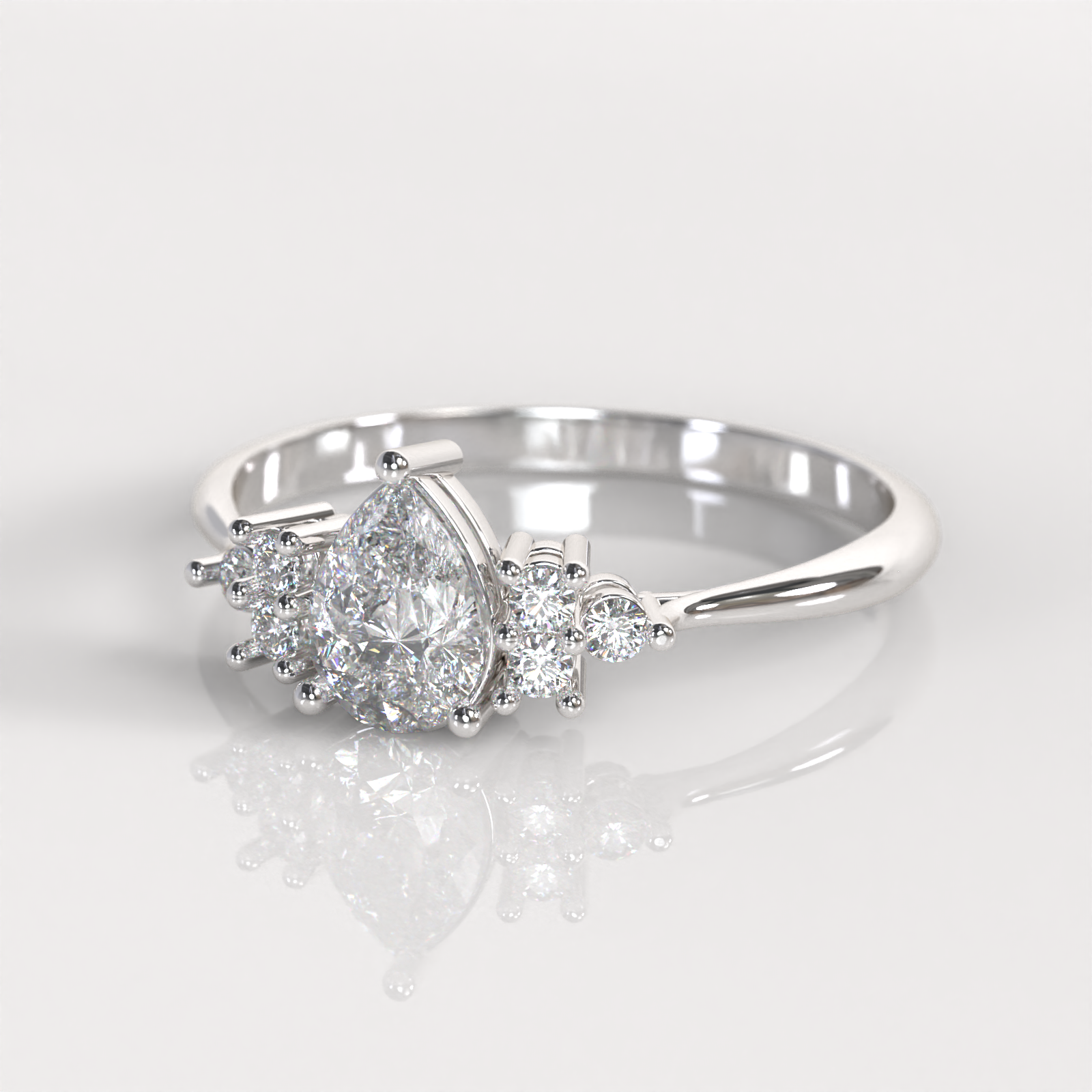 Anillo de Compromiso Baisse - Plata