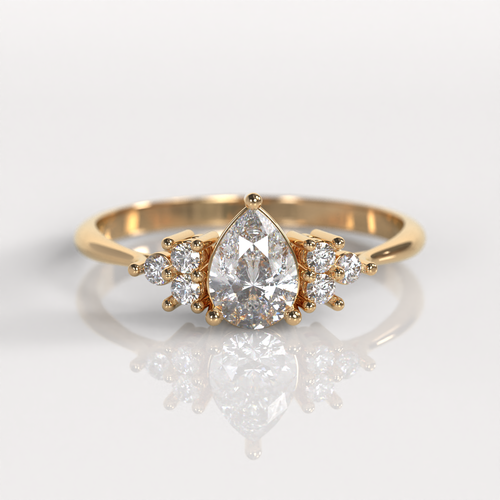 Anillo de Compromiso Baisse - Oro Rosado 18K