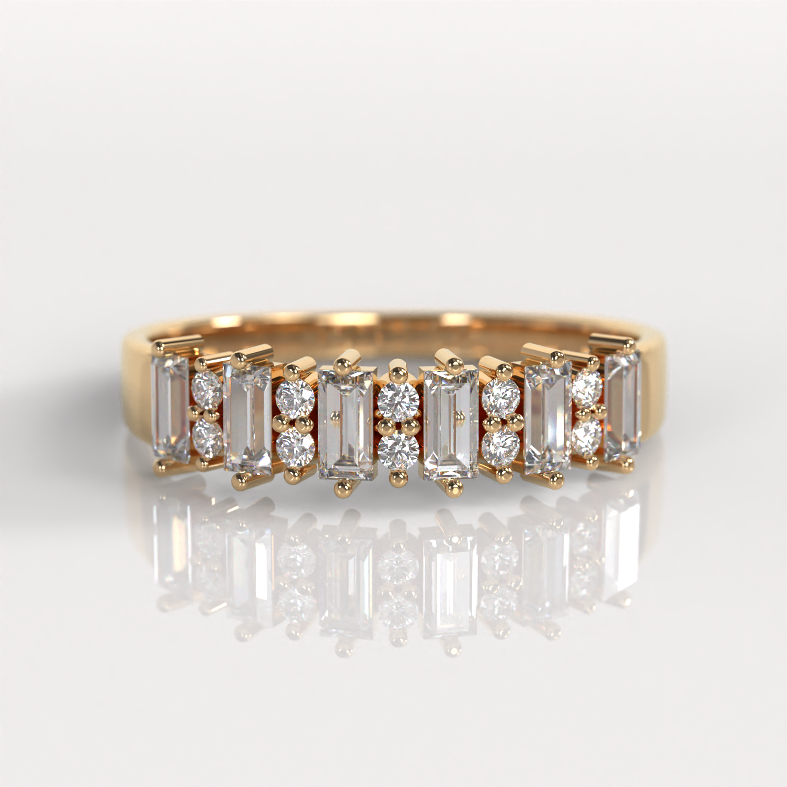 Anillo Sylvie - Oro Rosado 18K