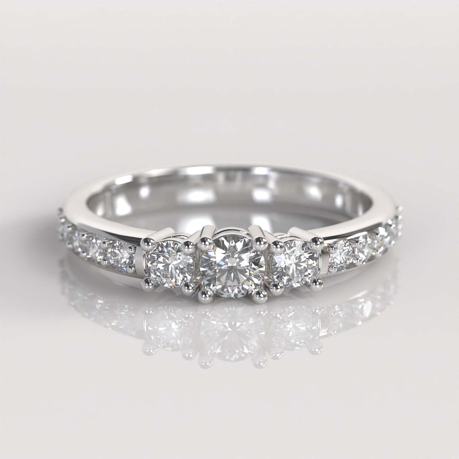 Anillo de Compromiso Francia - Plata
