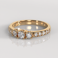 Anillo de Compromiso Francia - Oro Rosado 18K