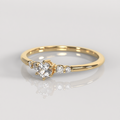 Anillo de Compromiso Irina - Oro Amarillo 18K