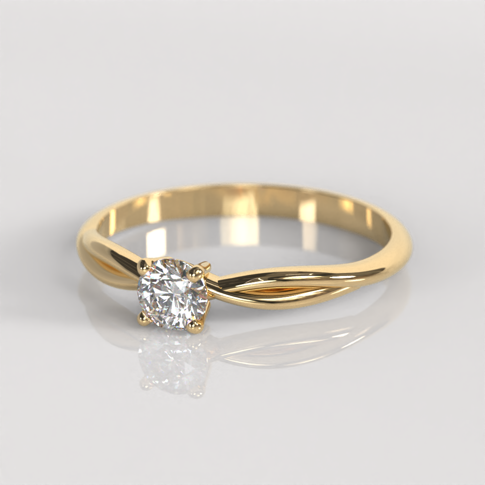 Anillo de Compromiso Maevis - Oro Amarillo 18K