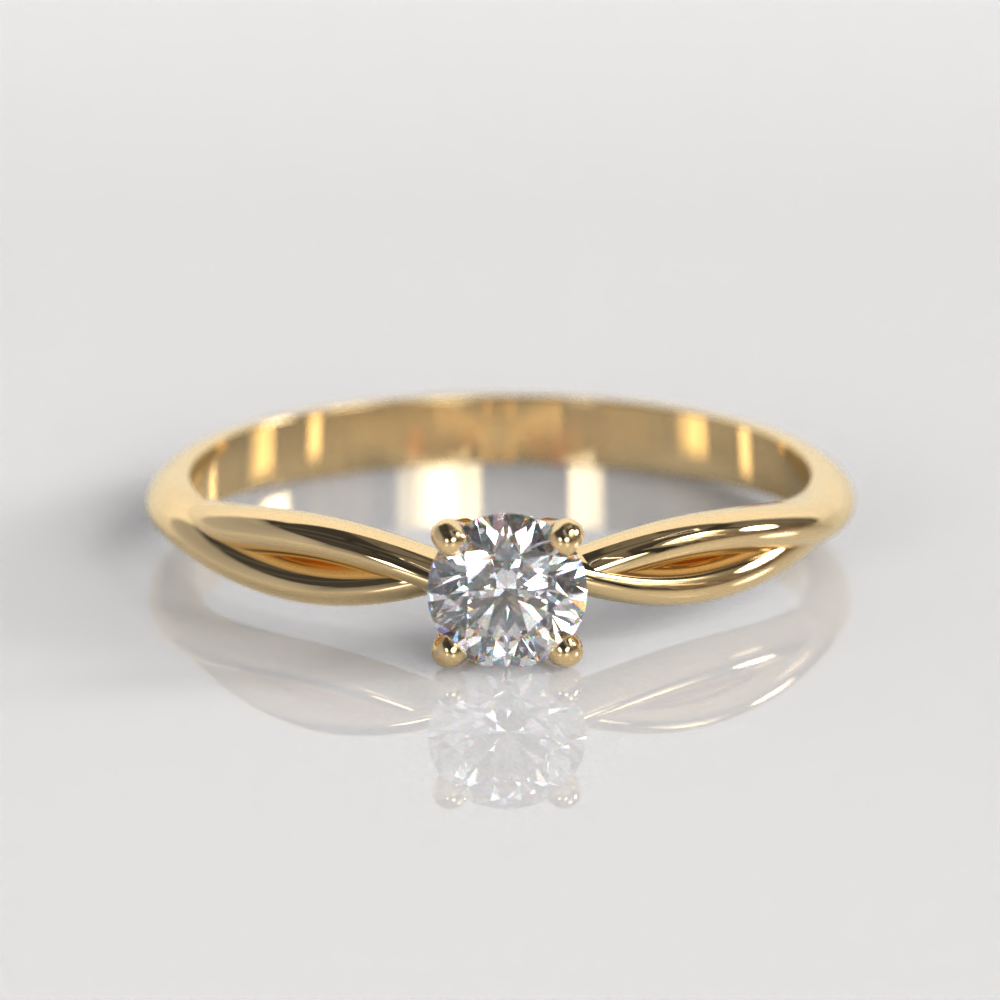 Anillo de Compromiso Maevis - Oro Amarillo 18K