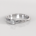 Anillo de Compromiso Maevis - Oro Blanco 18K