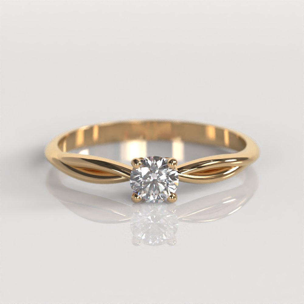 Anillo de Compromiso Maevis - Oro Rosado 18K