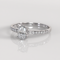 Anillo de Compromiso Bárbara - Oro Blanco 18K