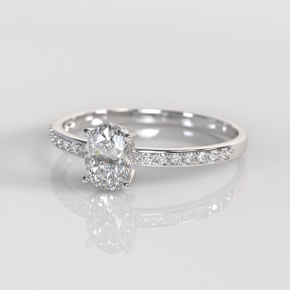 Anillo de Compromiso Bárbara - Plata