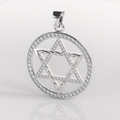 Colgante Estrella de David - Plata