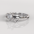 Anillo de Compromiso Diane - Oro Blanco 18K