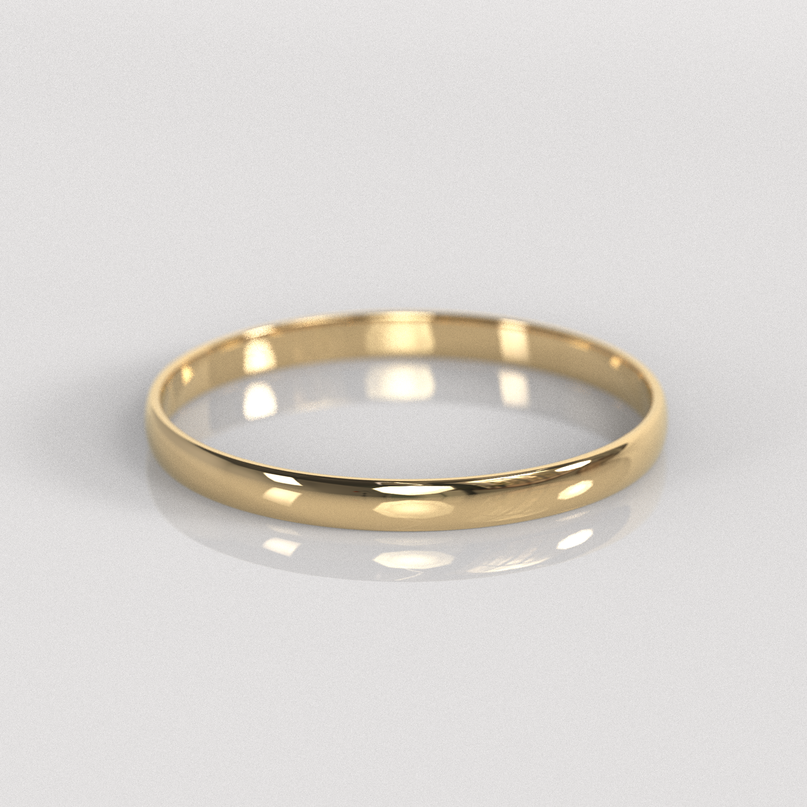 Ilusión Media Caña 2mm • 1g - Oro Amarillo 18K