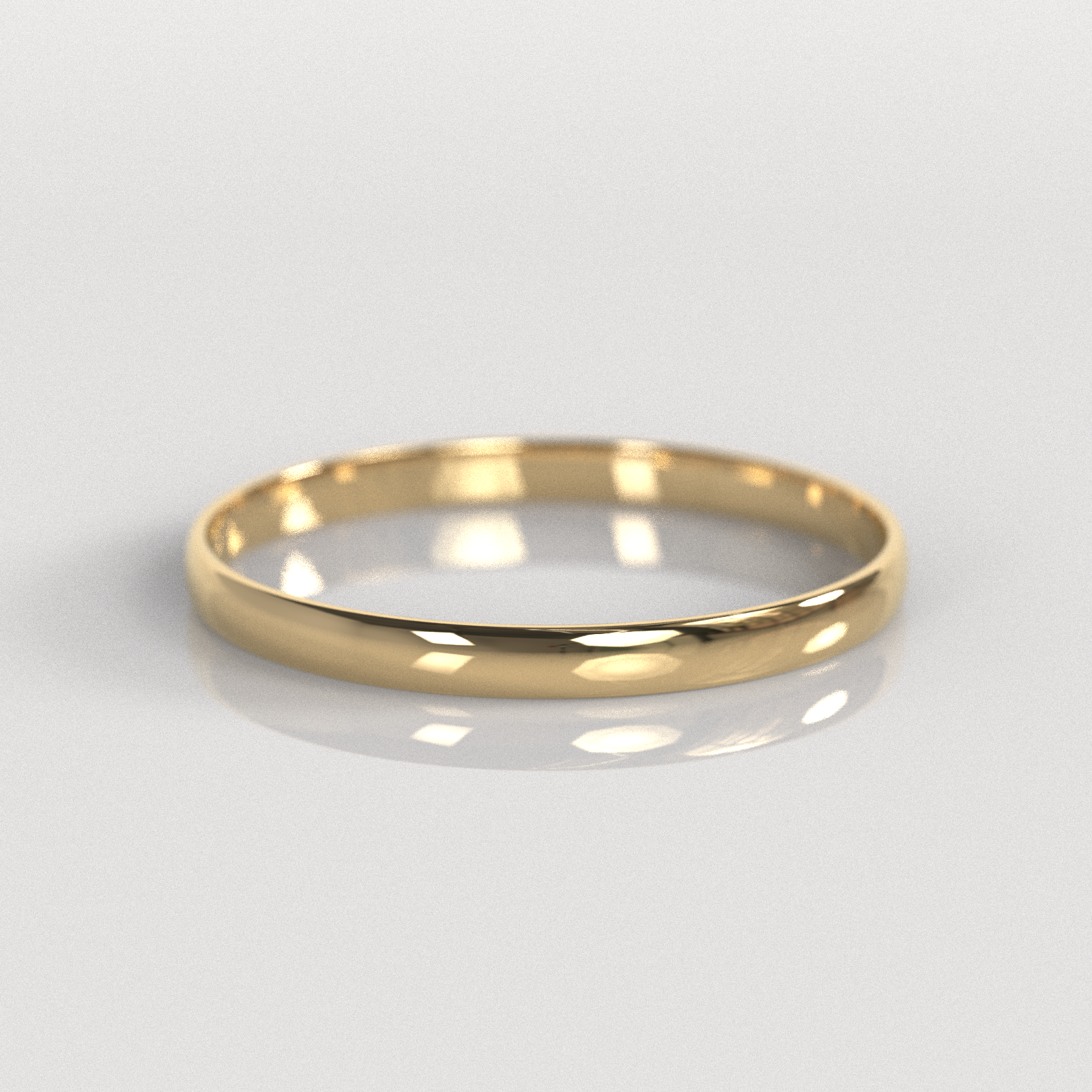 Ilusión Media Caña 2mm • 1g - Oro Amarillo 18K